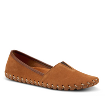 Load image into Gallery viewer, Kathaleta Camel Suede Shoe
