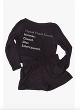 Load image into Gallery viewer, Fluent French Cardi Short Set
