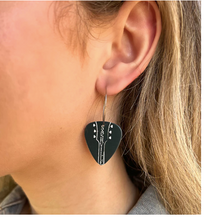 Load image into Gallery viewer, Handmade Nashville Guitar Reversible Pick Earrings

