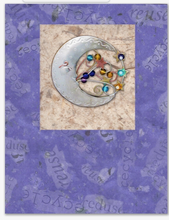 Load image into Gallery viewer, Handmade Moon Magic Pin on a Card
