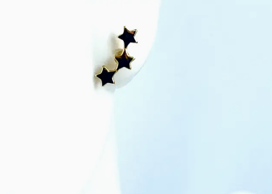 14kgp Mini Shooting Star Post Earrings