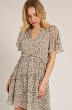 Load image into Gallery viewer, Green Day Floral Dress
