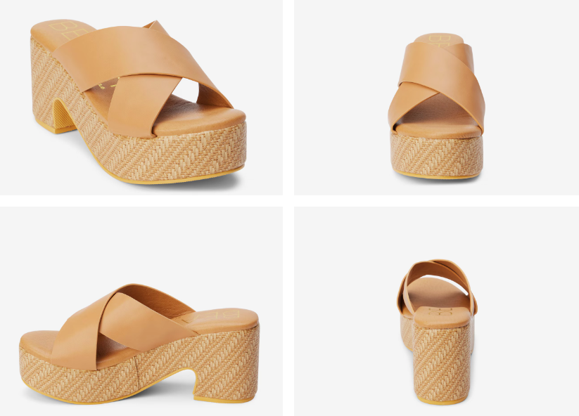 Matisse Nellie Platform Sandals - Natural