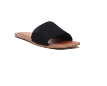 Load image into Gallery viewer, Matisse Bali Black Suede Sandals
