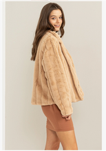 Load image into Gallery viewer, Marti Faux Fur Jacket - Taupe
