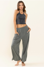 Load image into Gallery viewer, Olive Modal Wide Leg Pants
