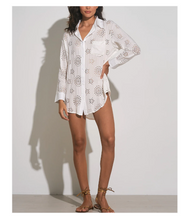 Load image into Gallery viewer, Sonora White Eyelet Coverup Shirt
