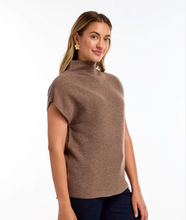 Load image into Gallery viewer, Cobblestone Taupe Cap Sleeve Sweater
