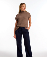 Load image into Gallery viewer, Cobblestone Taupe Cap Sleeve Sweater
