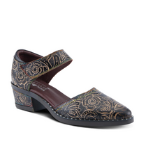 Load image into Gallery viewer, Jazzberry Hand-Painted Leather Shoes
