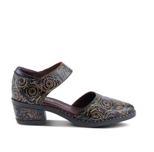 Load image into Gallery viewer, Jazzberry Hand-Painted Leather Shoes
