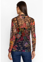 Load image into Gallery viewer, Johnny Was Embroidered Mesh Mazzy Blouse
