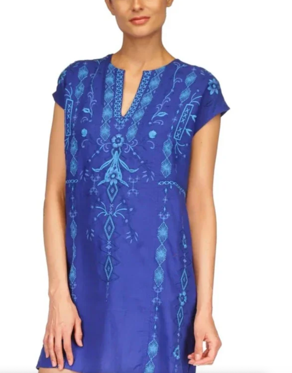 Johnny Was Taria Embroidered Dress