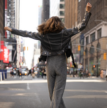 Load image into Gallery viewer, Mauritius Maryn Black Leather Jacket - M
