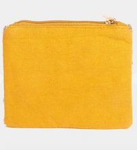 Load image into Gallery viewer, Gold Peace Seed Beaded Coin Purse
