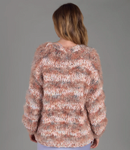 Load image into Gallery viewer, Hand Knitted Lurex Eyelash Cardigan
