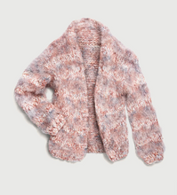 Load image into Gallery viewer, Hand Knitted Lurex Eyelash Cardigan
