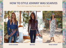 Load image into Gallery viewer, Johnny Was Volante Silk Scarf

