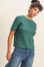 Load image into Gallery viewer, Into The Woods Cable Knit Sweater
