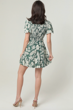 Load image into Gallery viewer, Backyard Wrap Mini Dress
