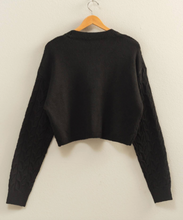 Load image into Gallery viewer, Carmella Black Sweater
