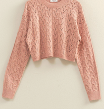 Load image into Gallery viewer, Carmella Soft Rose Sweater
