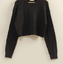 Load image into Gallery viewer, Carmella Black Sweater

