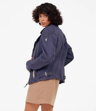 Load image into Gallery viewer, Mauritius Karyn Nubuck Jacket - Navy
