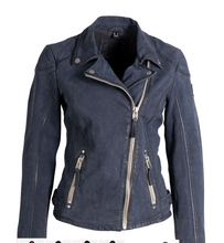 Load image into Gallery viewer, Mauritius Karyn Nubuck Jacket - Navy
