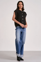 Load image into Gallery viewer, Elan Black Knit Vest S/M
