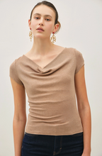 Load image into Gallery viewer, Ribbed Cowl Neck Top
