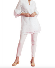 Load image into Gallery viewer, Tyler Boe Christa White Eyelet Tunic - S
