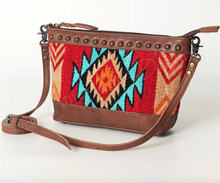 Load image into Gallery viewer, Handmade Leather Saddle Blanket Crossbody
