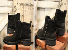 Load image into Gallery viewer, Everlee Black Vegan Suede Bootie
