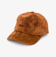 Load image into Gallery viewer, Vegan Suede Hat - Brown
