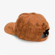Load image into Gallery viewer, Vegan Suede Hat - Brown

