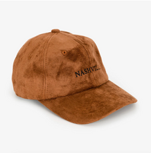 Load image into Gallery viewer, Vegan Suede Hat - Brown
