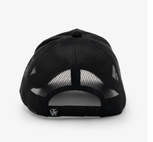 Load image into Gallery viewer, Vegan Suede Trucker Hat - Black
