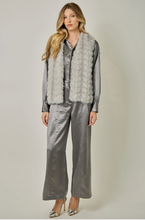 Load image into Gallery viewer, Silver Faux Fur Vest
