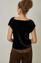 Load image into Gallery viewer, Margot Velvet Cowl Neck Top
