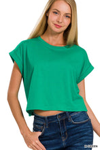 Load image into Gallery viewer, `Cotton Short Sleeve Tee: DUSTYTEAL-163871 / M
