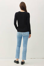 Load image into Gallery viewer, CLASSIC V-NECK SOLID SWEATER: Slate Blue / L
