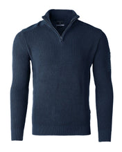 Load image into Gallery viewer, Men&#39;s Zip Up Sweater - Navy
