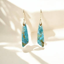 Load image into Gallery viewer, Heavenly Amazonite Silver Earrings

