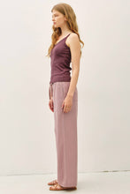Load image into Gallery viewer, 29" INSEAM TENCEL WIDE LEG PANTS: EARTH GREY / S
