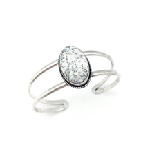 Load image into Gallery viewer, Semiprecious Stone Cuff - Dendritic Opal
