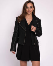 Load image into Gallery viewer, Munroe | Leather Biker Jacket: Cognac / S

