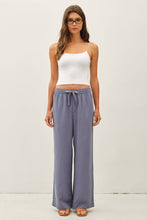 Load image into Gallery viewer, 29" INSEAM TENCEL WIDE LEG PANTS: EARTH GREY / S
