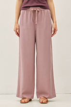 Load image into Gallery viewer, 29" INSEAM TENCEL WIDE LEG PANTS: EARTH GREY / S
