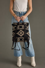 Load image into Gallery viewer, Black, Taupe &amp; Cream Aztec Backpack
